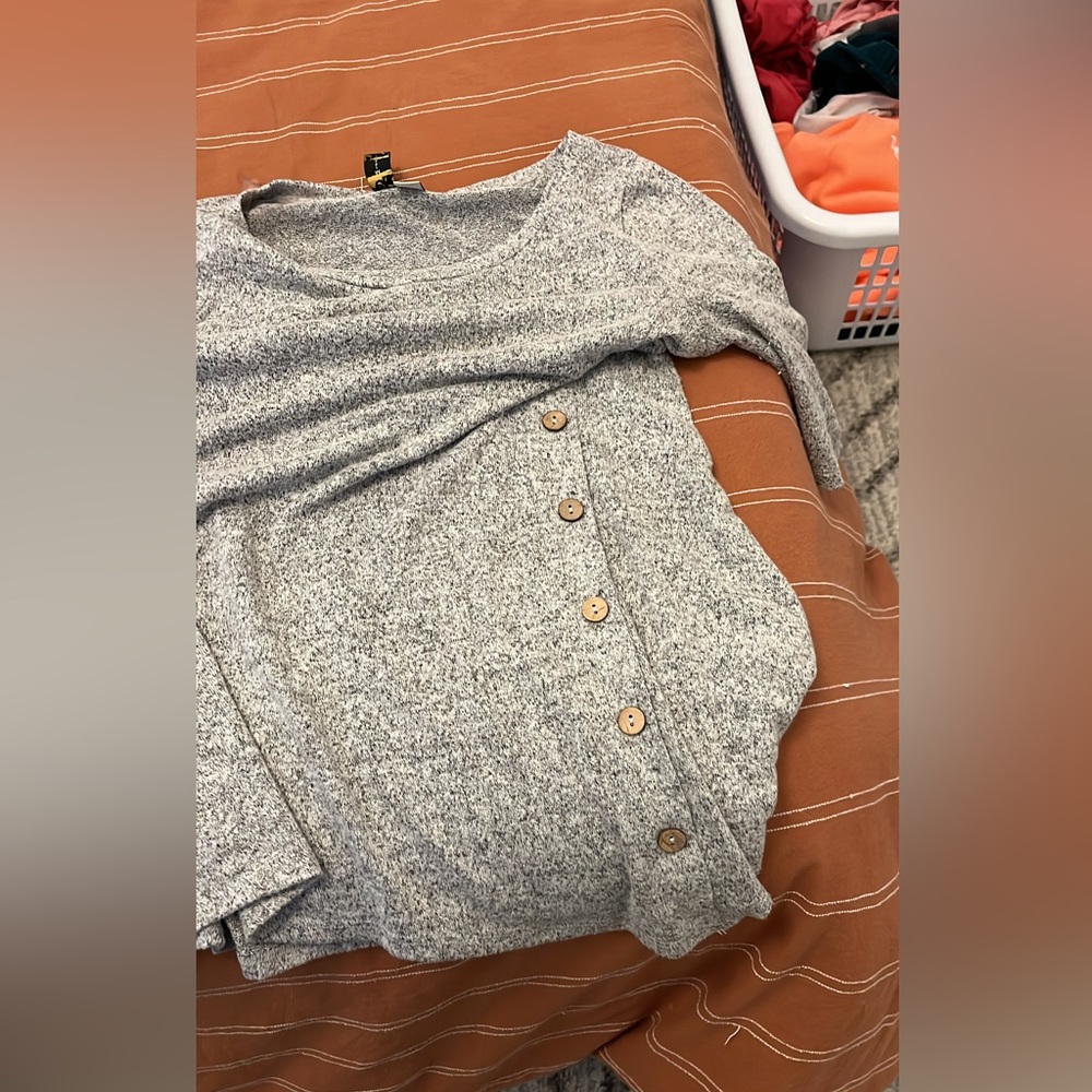 Gray sweater